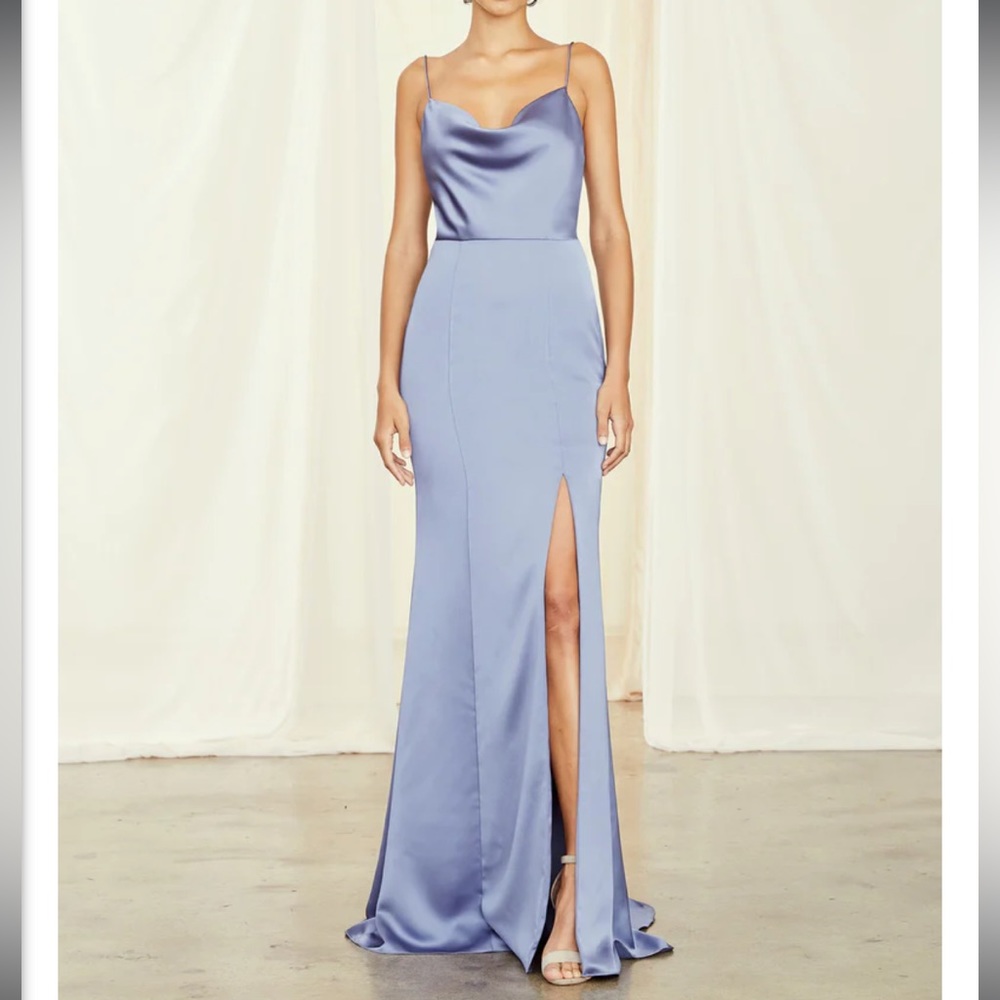 Amsale Chloe - Slate - Bridesmaid Dress